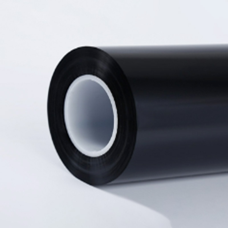 Czarna, łamliwa, błyszcząca folia do grawerowania laserowego